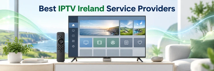 Best IPTV Ireland Service Providers on a smart television