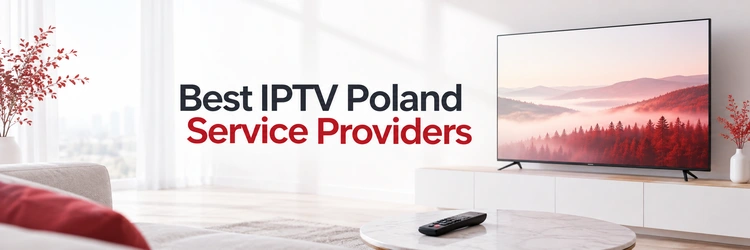 Best IPTV Poland Service Providers on a modern television