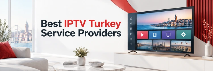 Best IPTV Turkey Service Providers on a modern television